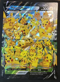 Pikachu V-Union Set of 4 Sword & Shield Promo Cards Holo Celebrations Pokemon - Image 1