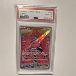 Pokemon Flamigo Sv2d Clay Burst Card 082/071 Art Rare Holo 110 HP PSA 10 - Image 1