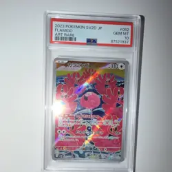 Pokemon Flamigo Sv2d Clay Burst Card 082/071 Art Rare Holo 110 HP PSA 10 - Image 2