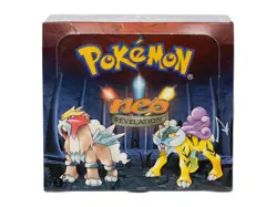 Pokemon EMPTY 1st Edition Neo Revelation Booster Box (No packs, no cards) - Image 1
