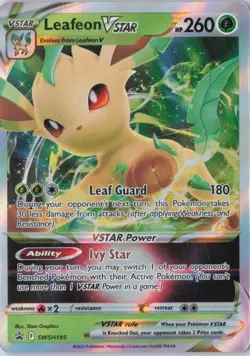 Leafeon VSTAR Promo SWSH: Sword & Shield Promo Cards SWSH195 NM - Image 1
