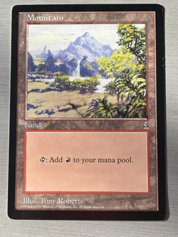 Magic MTG Oversized MOUNTAIN 6x9 Arena League * 1997 PROMO - Image 1