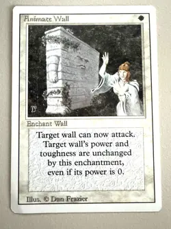 Animate Wall - MTG - REVISED (3rd) - ENGLISCH - ©1994 NM/M - Image 1