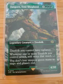 MTG Fangorn, Tree Shepherd (Borderless) 0415 Lord of the Rings M/NM Free UK P&P - Image 1