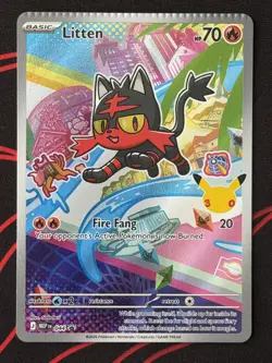 Pokemon Popplio & Litten MEP Promo Crimp Error – Matching Pair – 2026 Holo - Image 2