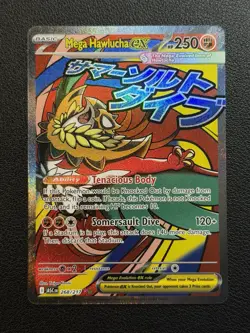 Pokemon Mega Hawlucha ex 268/217 Me: Ascended Heroes Holo Attack Rare - Image 1