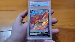 Psa 10 Pokemon TCG Ho-Oh v Silver Tempest Holo Ultra Rare 140/195 Free Shipping - Image 1