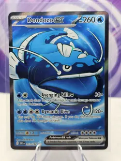 Pokemon TCG Dondozo EX 211/182 SV Destined Rivals Ultra Rare Full Art Holo - Image 1