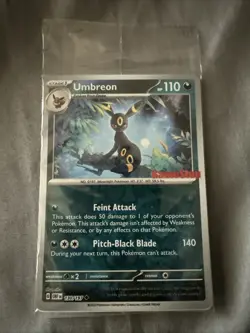 Pokemon TCG Umbreon 130/197 Obsidian Flames GameStop Exclusive! SEALED - Image 1