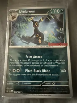 Pokemon TCG Umbreon 130/197 Obsidian Flames GameStop Exclusive! SEALED - Image 2