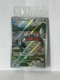 SEALED Pokemon Miraidon & Koraidon Scarlet & Violet ETB Holo Black Star Promos - Image 1