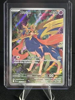 Pokemon Zacian 100/094 Phantasmal Flames Illustration Rare Holo - NM - Image 1