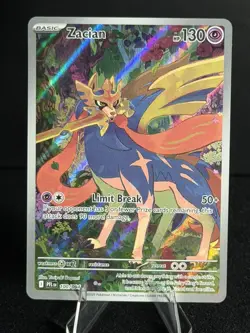 Pokemon Zacian 100/094 Phantasmal Flames Illustration Rare Holo - NM - Image 3