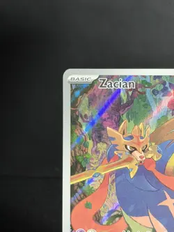 Pokemon Zacian 100/094 Phantasmal Flames Illustration Rare Holo - NM - Image 4