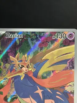 Pokemon Zacian 100/094 Phantasmal Flames Illustration Rare Holo - NM - Image 5