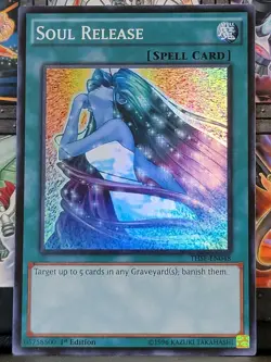 ( SOUL RELEASE ) - Super Rare - THSF-EN048 - 1st NM - Yu-Gi-Oh The Secret Forces - Image 1