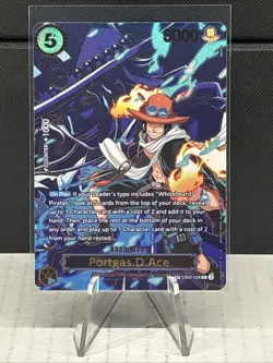 One Piece Portgas.D.Ace (EB02-028) (SP) Carrying On His Will OP13 Foil Texture - Image 1