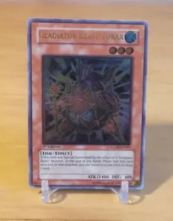 Gladiator Beast Torax - GLAS-EN081 *NM* 1st Edition Ultra Rare Yugioh Card - Image 1