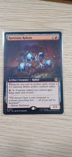 Ravenous Robots | Extended Art | MTG | TMT | Near Mint | English EN - Image 1
