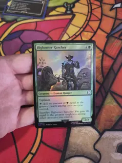 Bighorner Rancher Universes Beyond: Fallout Foil MTG NM - Image 1