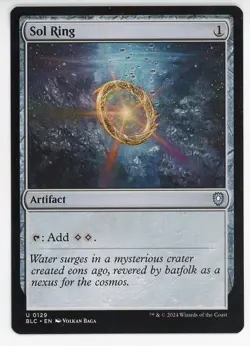 MTG - Sol Ring - Commander: Bloomburrow 129 BLC Uncommon NM - Image 1