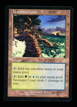 * * 1x Yavimaya Coast x1 * * Apocalypse MTG VLP Very Lightly Played - Image 1