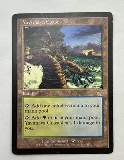 Yavimaya Coast x1 MTG Apocalypse 1x Magic Good Heavy Play HP - Image 1
