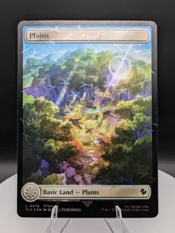 (4x) Plains Land Chocobo Track FOIL: Final Fantasy MTG (NM) - Image 1