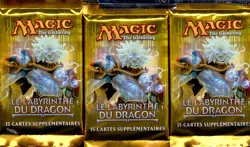 MTG MAGIC 3 BOOSTERS LE LABYRINTHE DU DRAGON francais - Image 1