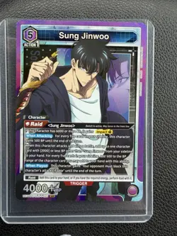 Union Arena Solo Leveling Sung Jinwoo & Choi Jong-in SR Character Cards - Image 1