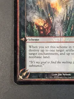 MTG - 1x All Shall Smolder in My Wake - Oversize Card - LP - Magic the Gathering - Image 3