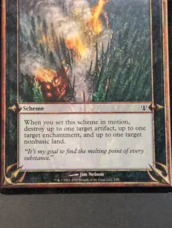 MTG - 1x All Shall Smolder in My Wake - Oversize Card - LP - Magic the Gathering - Image 5