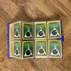 Vintage Pokemon 1999 Book w/ 200+ Cards Blue Charmander Card Binder 4 Pocket - Image 4