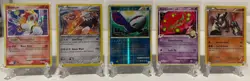 Pokemon 5 Card Lot Entei, Heatran, Kyogre, Spiritomb, Terrakion MP/HP (See Desc) - Image 1