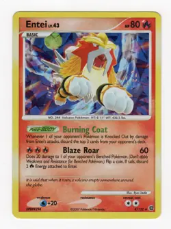 Pokemon 5 Card Lot Entei, Heatran, Kyogre, Spiritomb, Terrakion MP/HP (See Desc) - Image 2