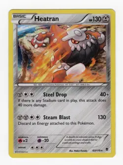 Pokemon 5 Card Lot Entei, Heatran, Kyogre, Spiritomb, Terrakion MP/HP (See Desc) - Image 4