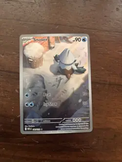 Pokemon TCG Snover Illustration Rare Card 140/132 Mega Evolution Base Set - Image 1