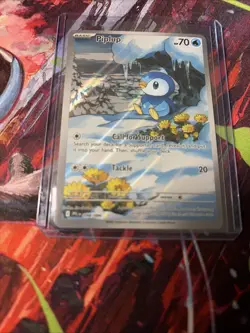 Pokemon Piplup 098/094 Me02: Phantasmal Flames Holo Illustration Rare Card - Image 1