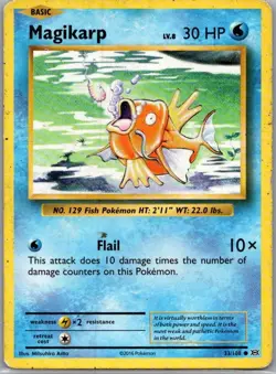 Magikarp 33/108 Common XY Evolutions Pokemon Card - Image 1