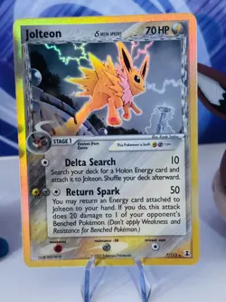 Jolteon Holo Pokemon TCG Card EX Delta Species 7/113 NM/LP UK seller see pics! - Image 2