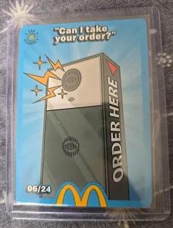 Mcdonalds Trading Cards 2026 Can I Take Your OrderU 06/24 Unredeemed code - New - Image 1
