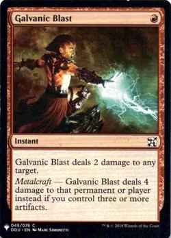 Galvanic Blast - The List Reprints - 45 NM - Image 1