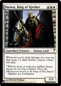 Darien, King of Kjeldor - The List Reprints - 4 NM - Image 1