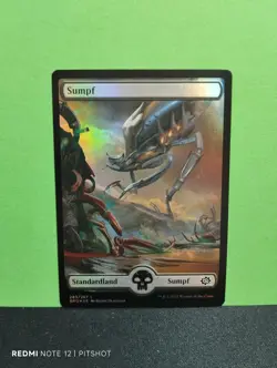 FOIL FULLART Sumpf / Swamp - MTG Magic - Image 1