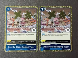 Gravity Blade Raging Tiger x2 One Piece Wings of the Captain OP06-058 ENGLISH - Image 1