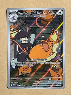 Team Rocket's Raticate - 202/182 - SV10: Destined Rivals NM/M Pokemon Card - Image 1