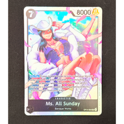 Ms. All Sunday OP14-084 - The Azure Sea's Seven Super Rare Foil Card NM - Image 2