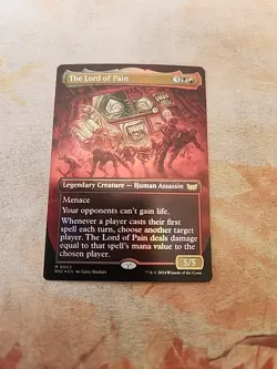 The Lord Of Pain Borderless Foil Commander Duskmourn House Of Horror MTG NM - Image 1