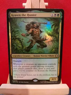 Kraven the Hunter FOIL - Marvel's Spider-Man - Rare - NM - MTG - Image 1