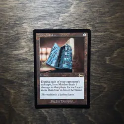 Iron Maiden - Urza's Legacy - MTG ULG EDH retro artifact English NM/LP - Image 1